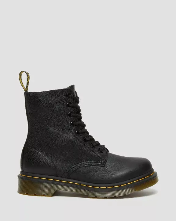 1460 Black Pascal Virginia Leather Boots