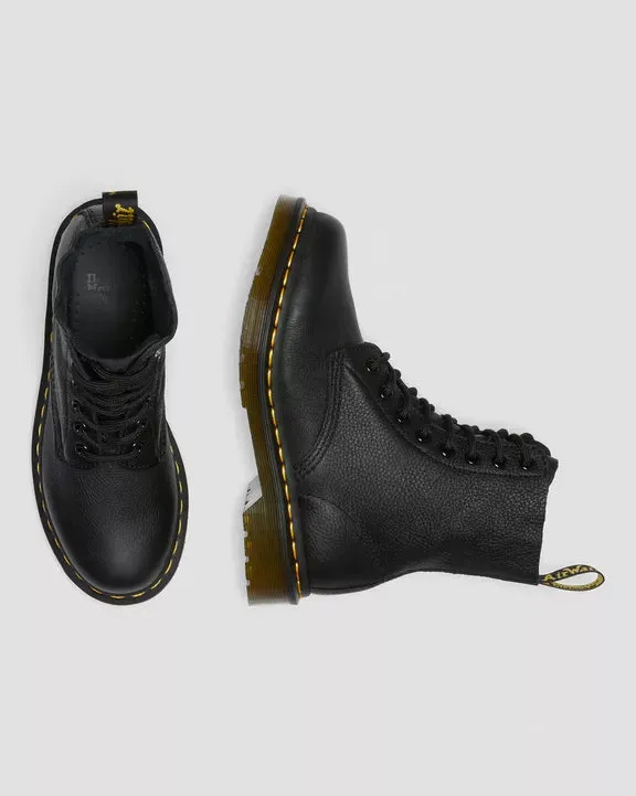 1460 Black Pascal Virginia Leather Boots