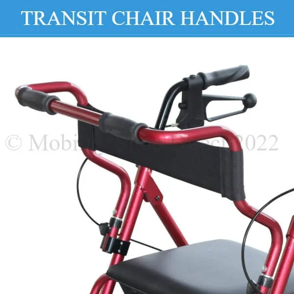 2-in-1 Walker Transport Chair Combination