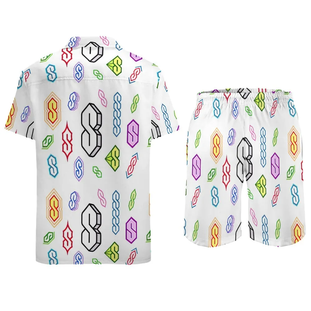 90s Graffiti Super S Leisure Beach Suit