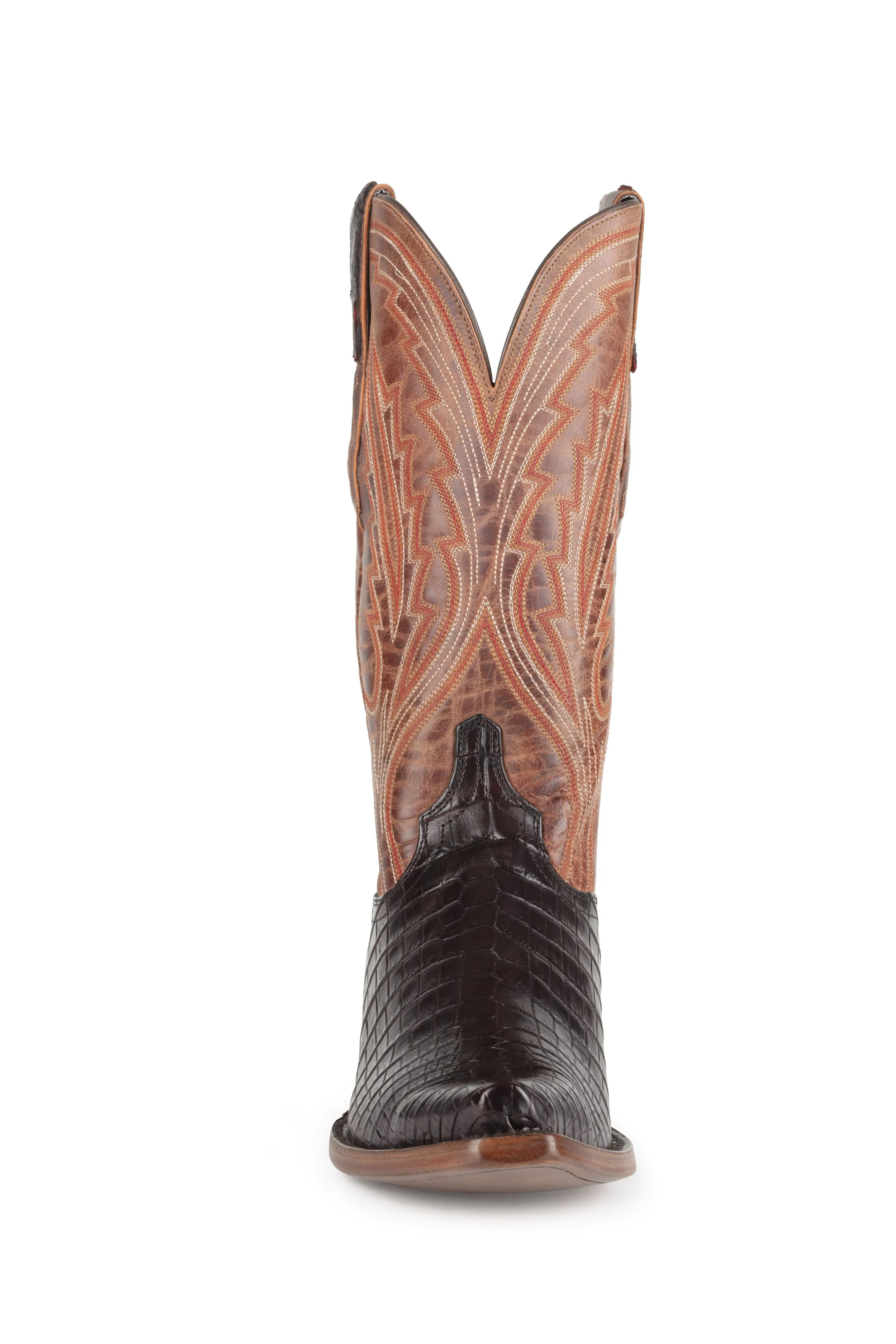 Allens Brand - Nile Belly - Snip Toe - Black Cherry