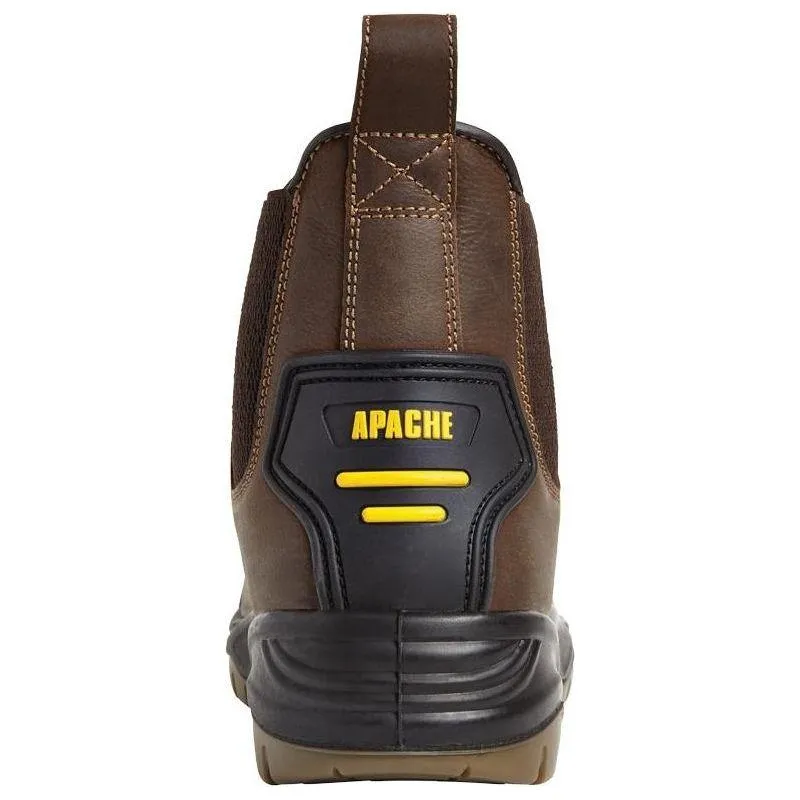Apache AP715SM Safety S3 Dealer Boot - Brown