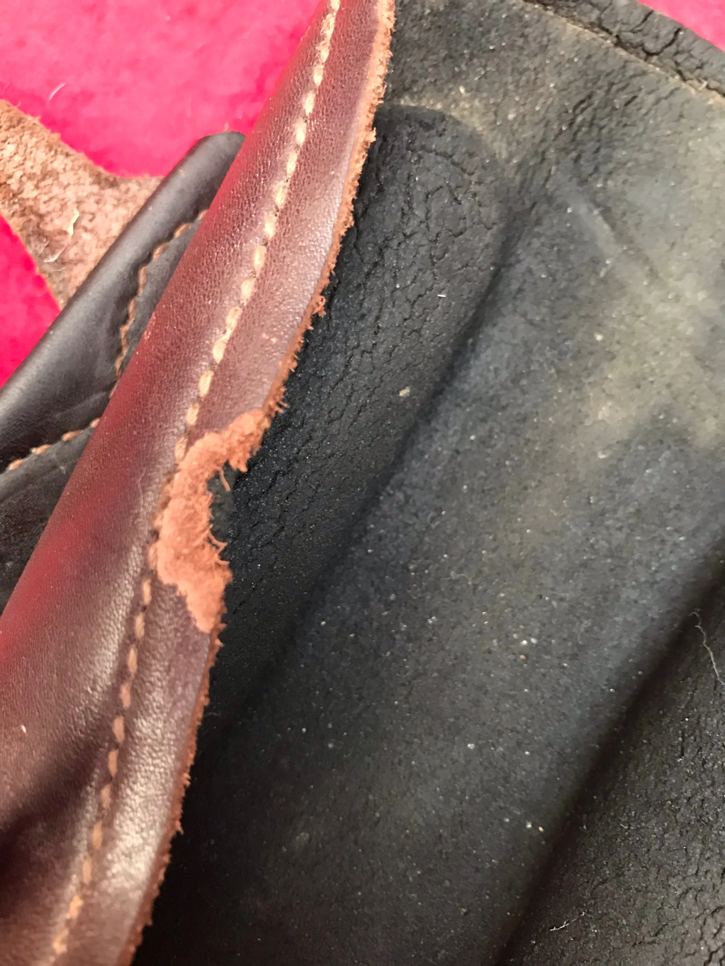 AQA tendon boots brown leather size cob