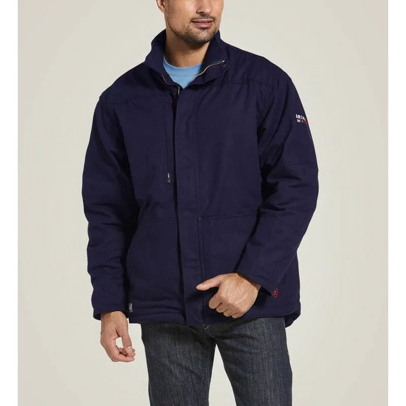 Ariat Men's Flame Resistant Workhorse Water Resist 340G Insulated Jacket Navy - 10032956