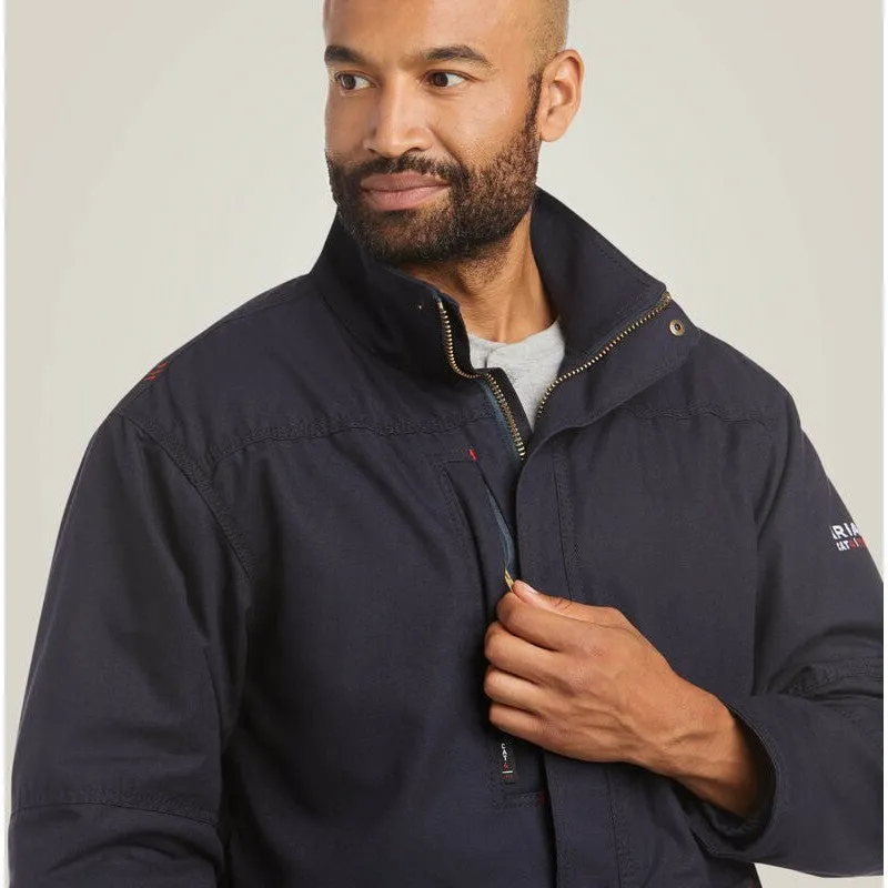 Ariat Men's Flame Resistant Workhorse Water Resist 340G Insulated Jacket Navy - 10032956