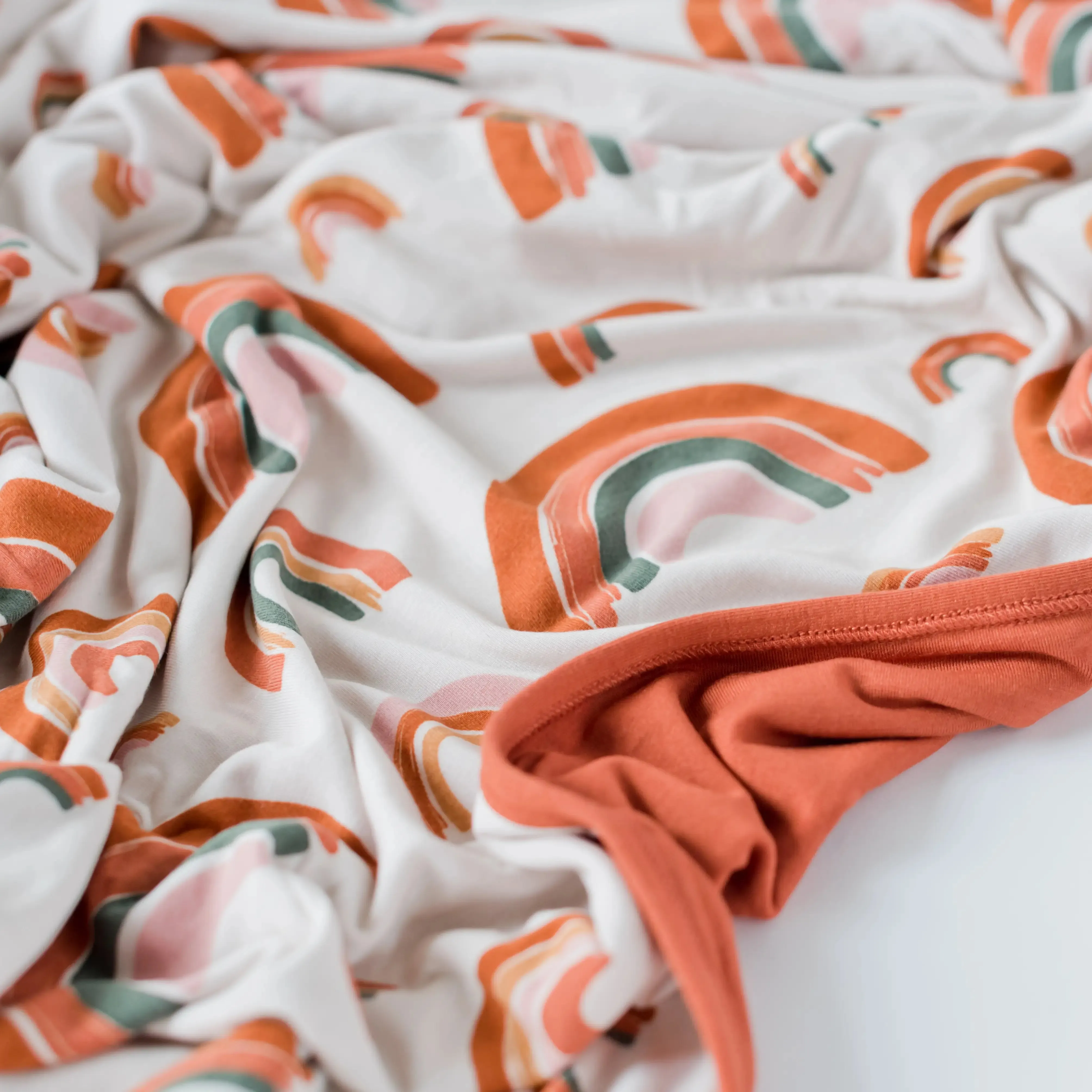 Artisan PM: Adult Swaddle Blanket - Rainbow