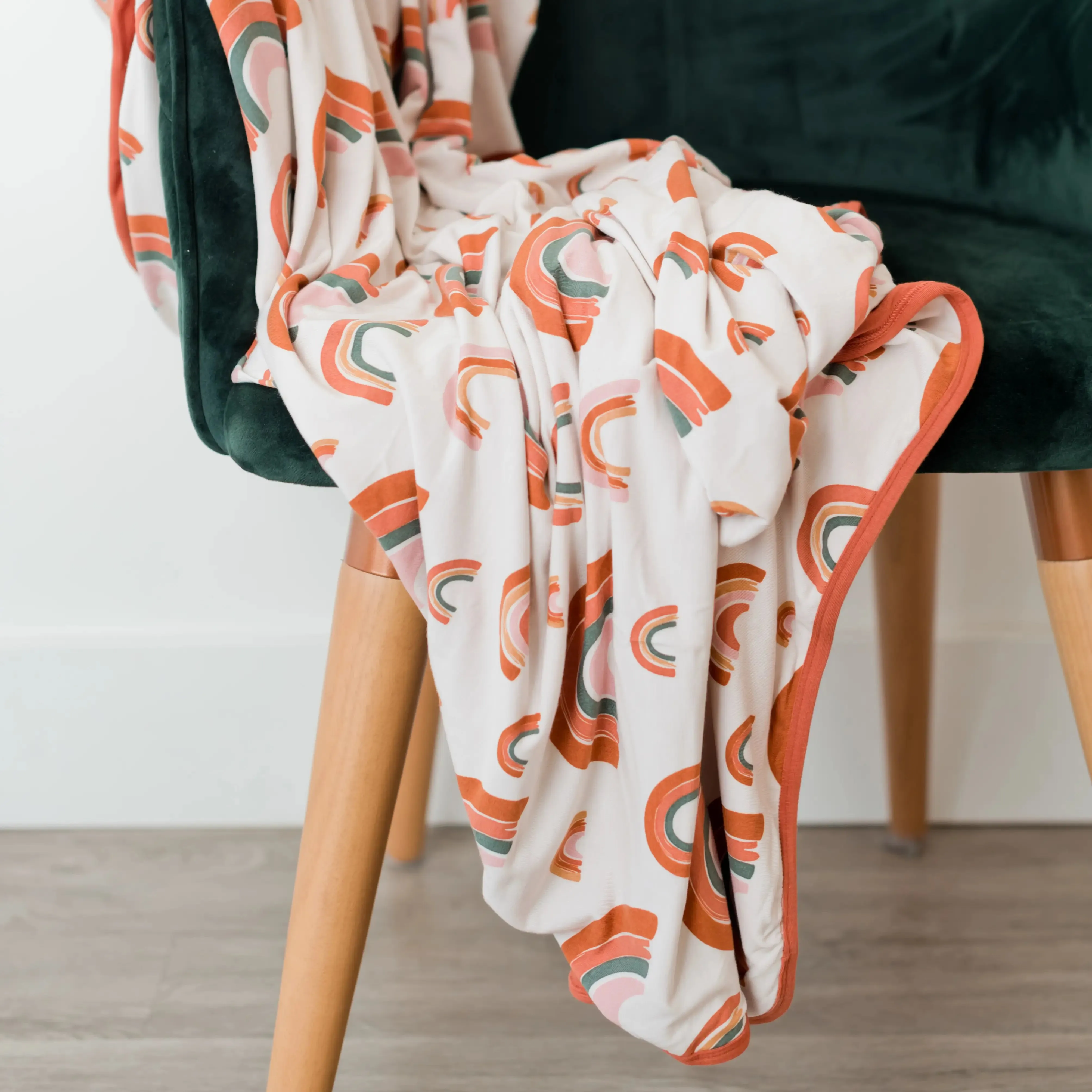 Artisan PM: Adult Swaddle Blanket - Rainbow