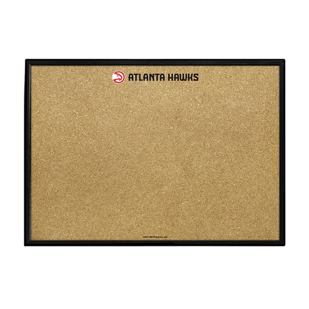 Atlanta Hawks: Framed Corkboard