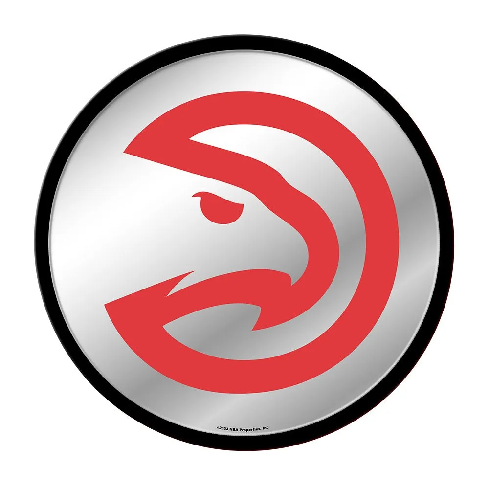 Atlanta Hawks: Modern Disc Mirrored Wall Sign
