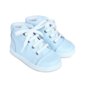 AW24 Borboleta Blue Leather Danilo Hi-tops Boots