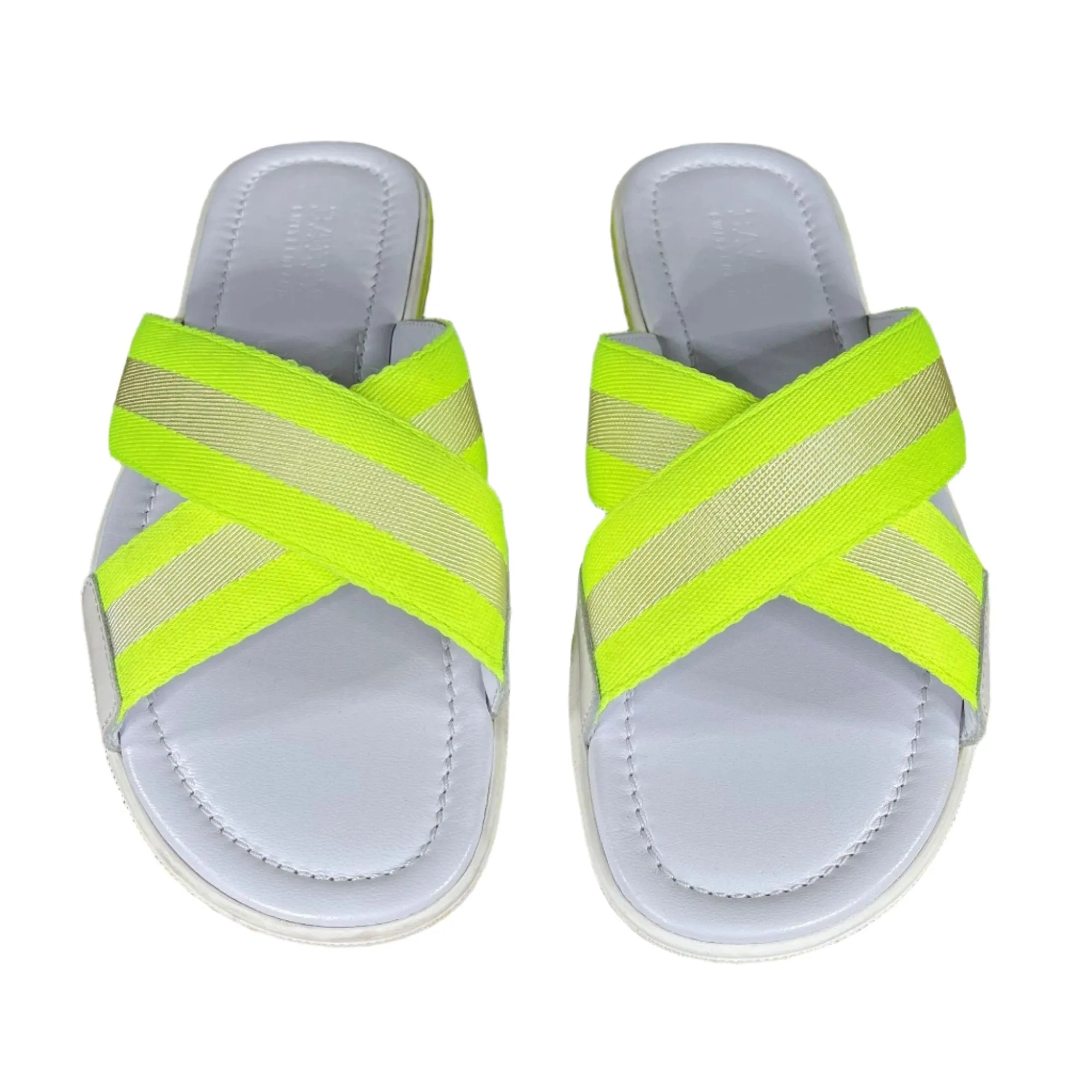 Bally Bonks Yellow Synthetic Fabric Sandals