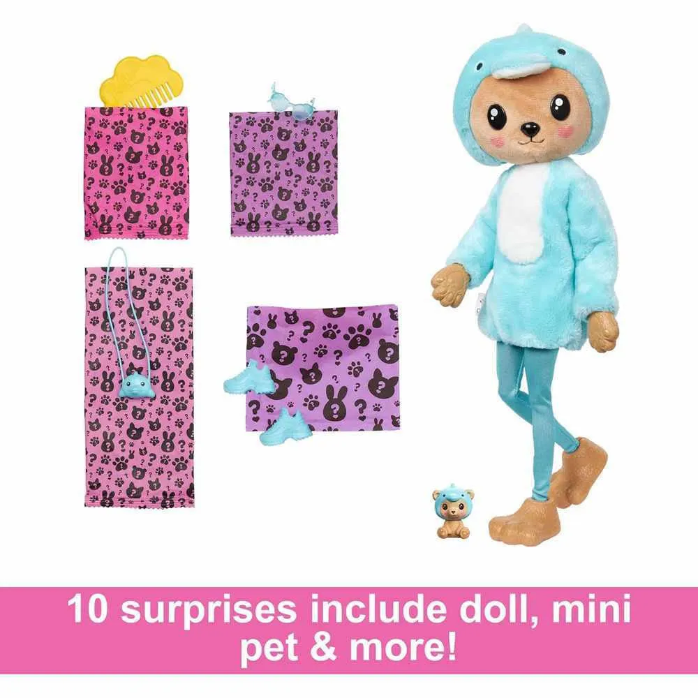 Barbie Cutie Reveal Bear in a Dolphin Costume