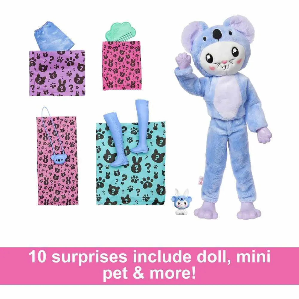 Barbie Cutie Reveal Bunny in a Koala Costume
