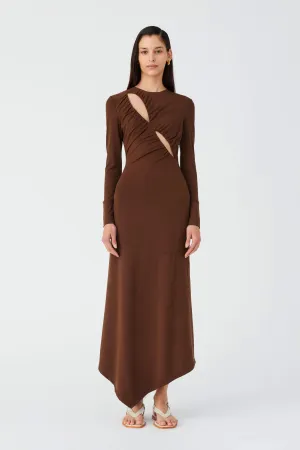 BARRETT MATTE JERSEY MIDI DRESS