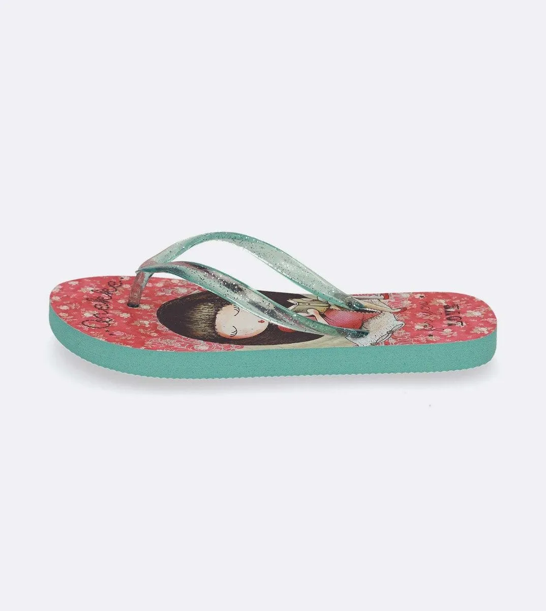 Beach slippers stamped