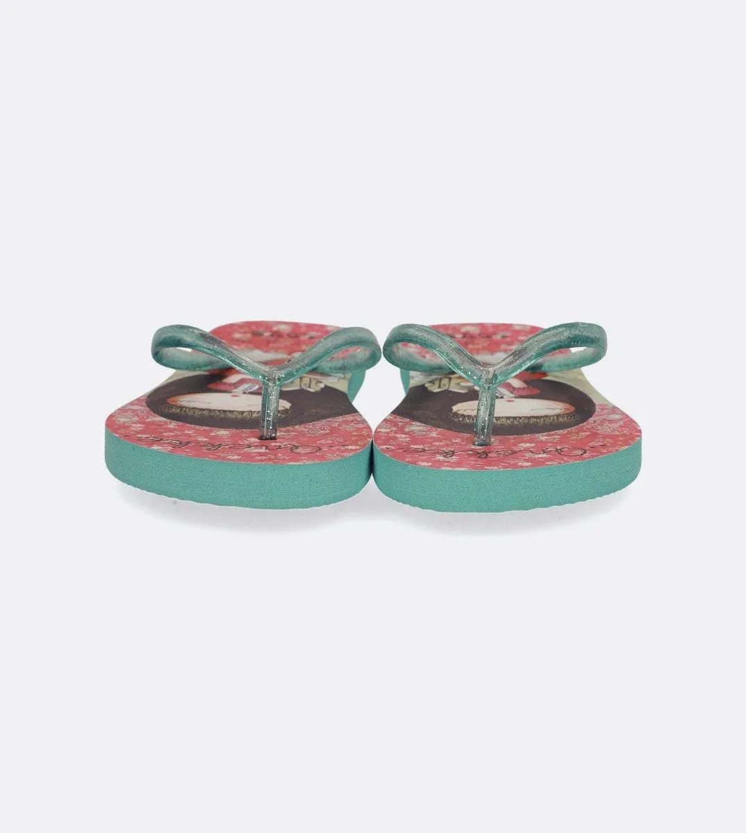 Beach slippers stamped