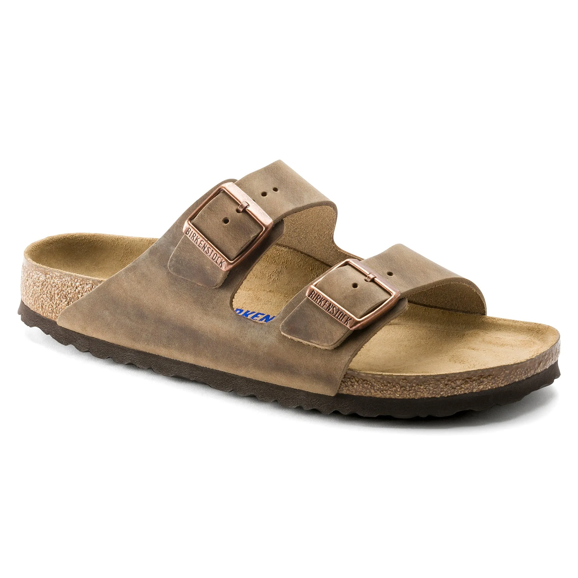 Birkenstock Arizona Soft Footbed Oiled Leather Color: Tobacco Brown