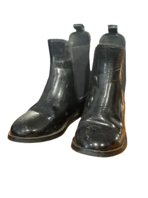 Black Patent Leather Boots Child 3