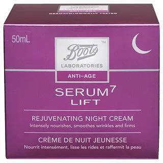Boots Laboratories Serum 7 Lift Rejuvenating Night Cream 50mL