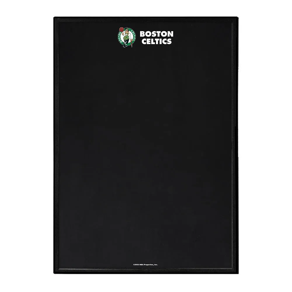 Boston Celtics: Framed Chalkboard