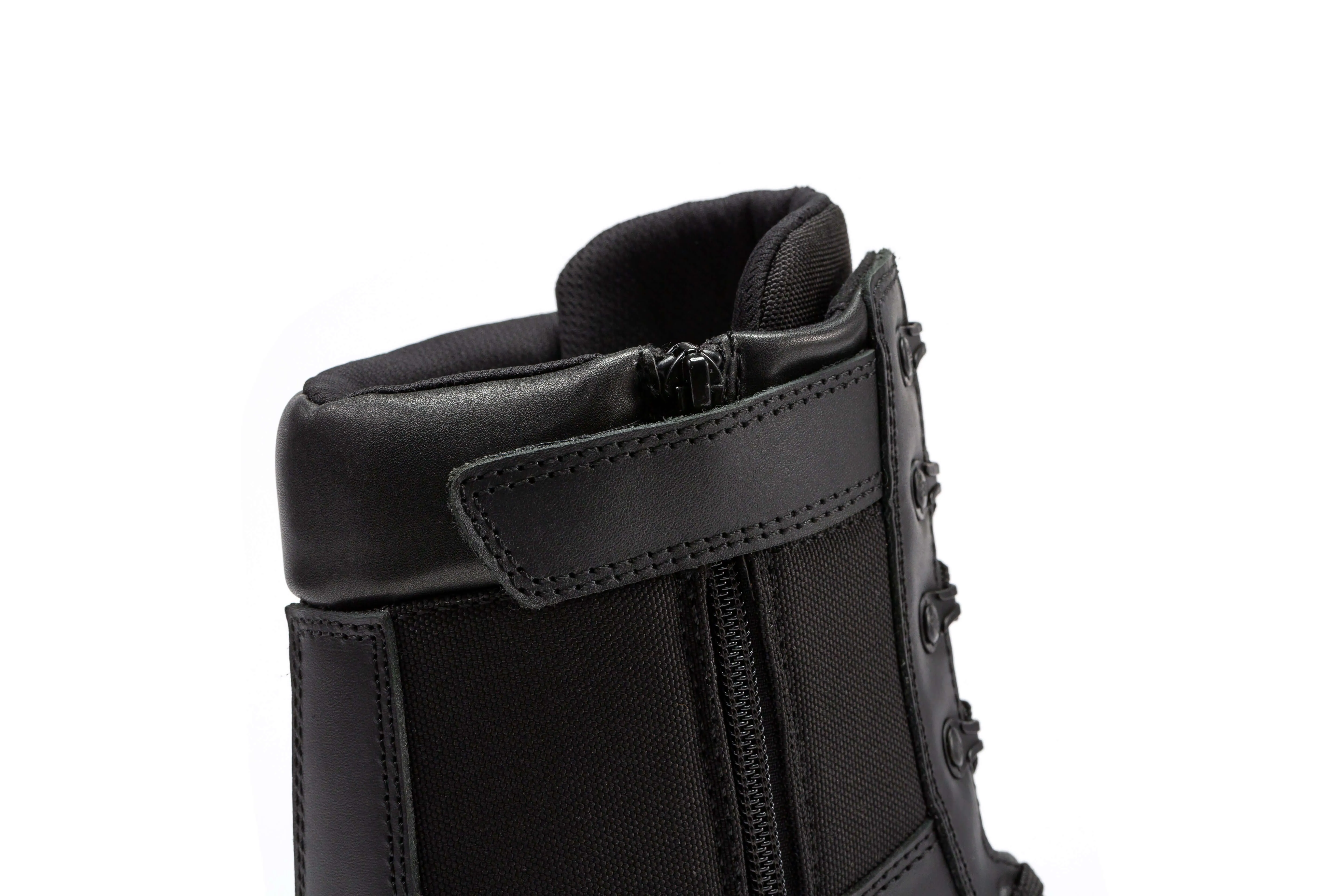 Botas Pro Black Men's 8 inch Side Zipper Military Tactical Boots BP703