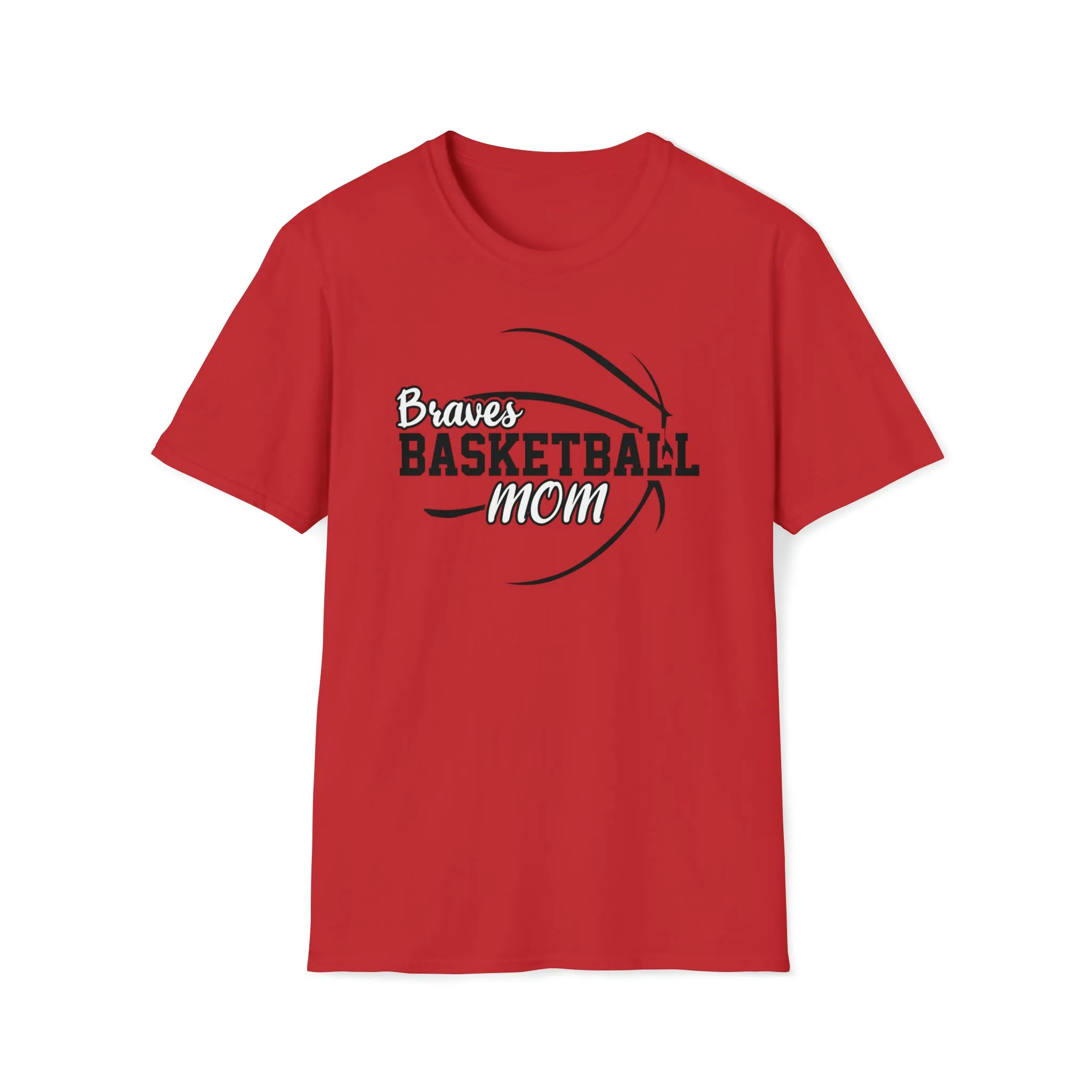Braves Basketball Mom Unisex Softstyle T-Shirt