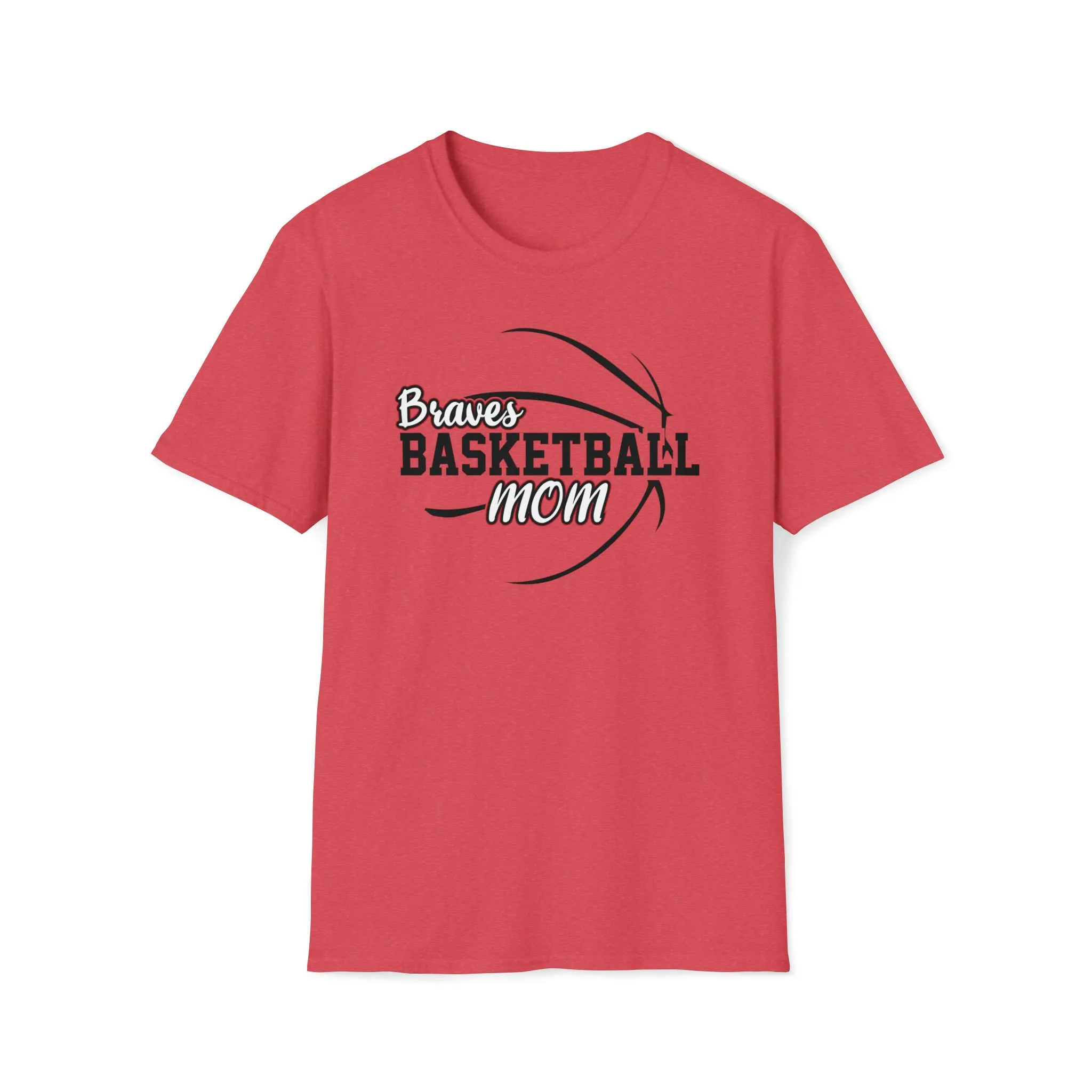 Braves Basketball Mom Unisex Softstyle T-Shirt