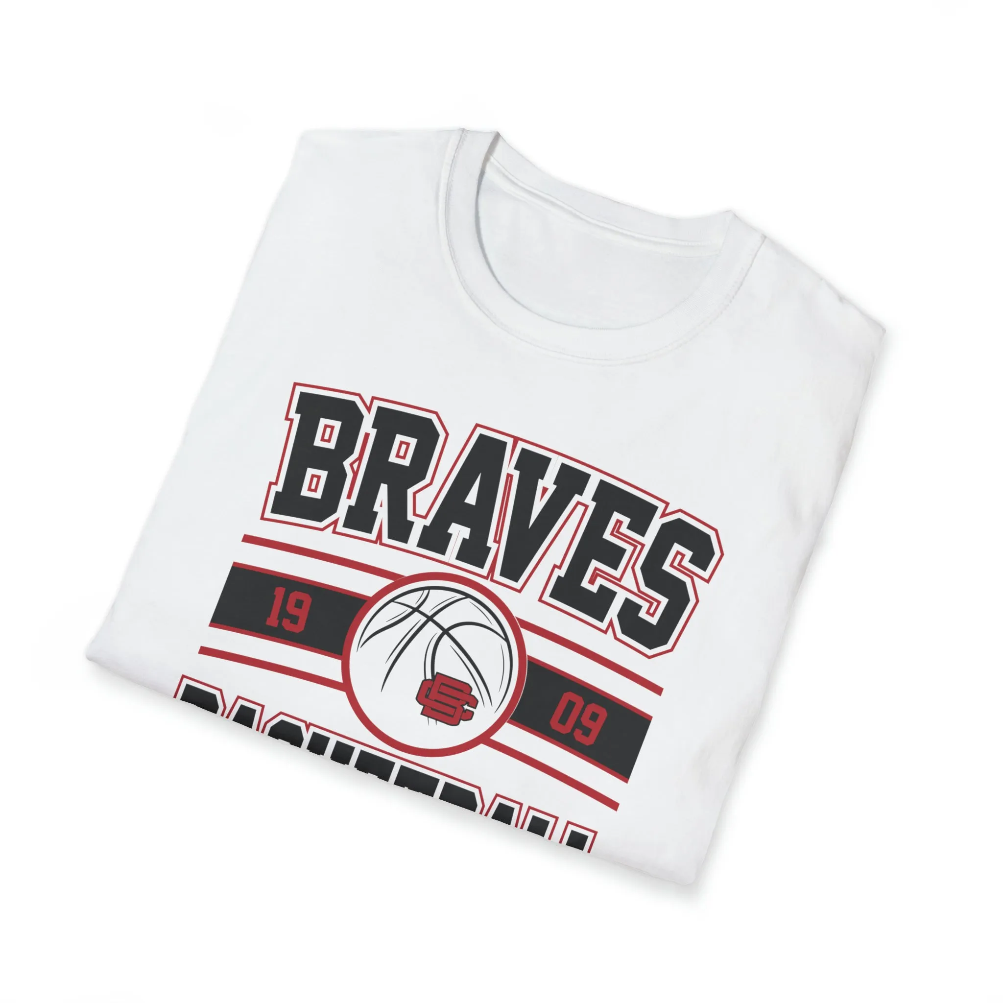 Braves Basketball Unisex Softstyle T-Shirt