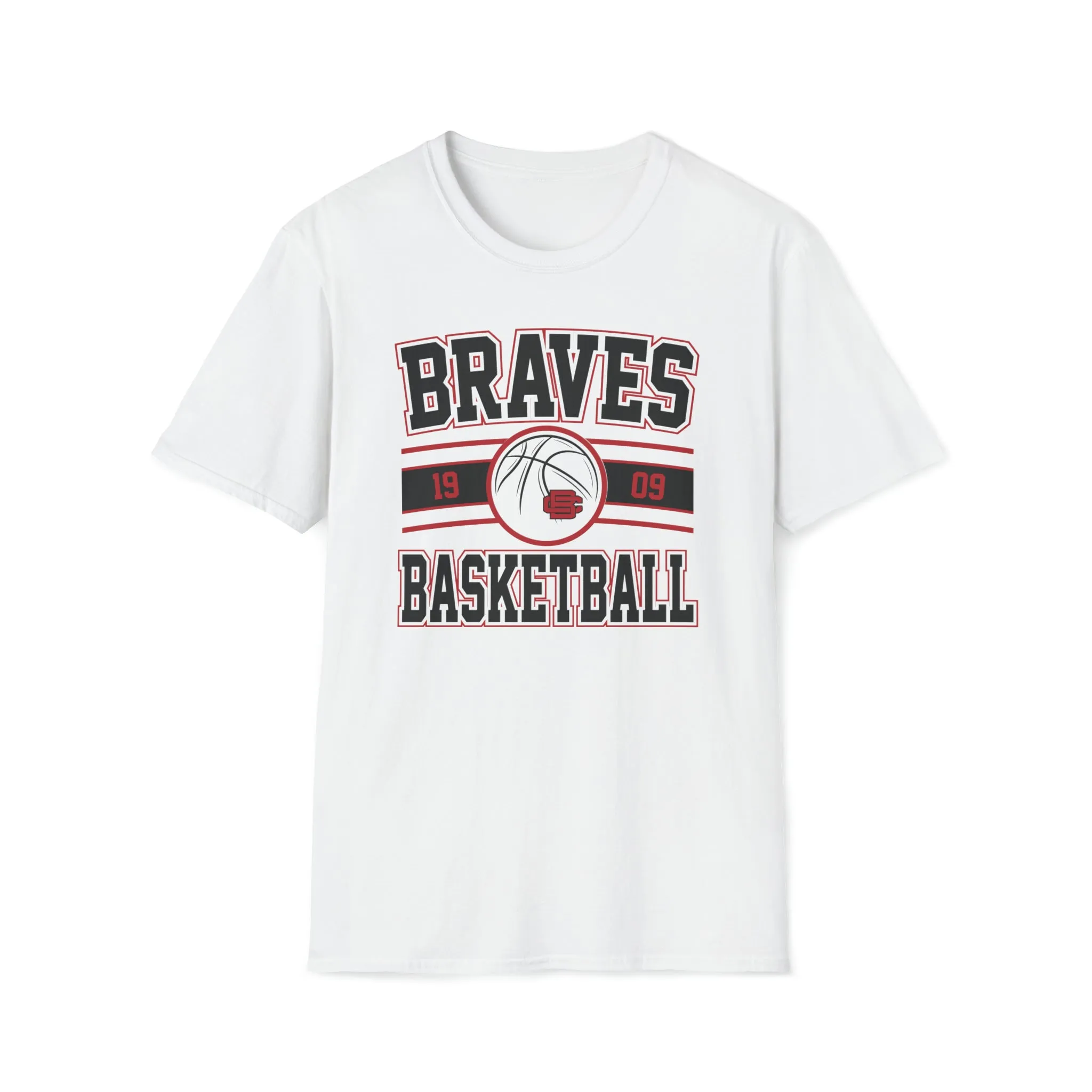 Braves Basketball Unisex Softstyle T-Shirt