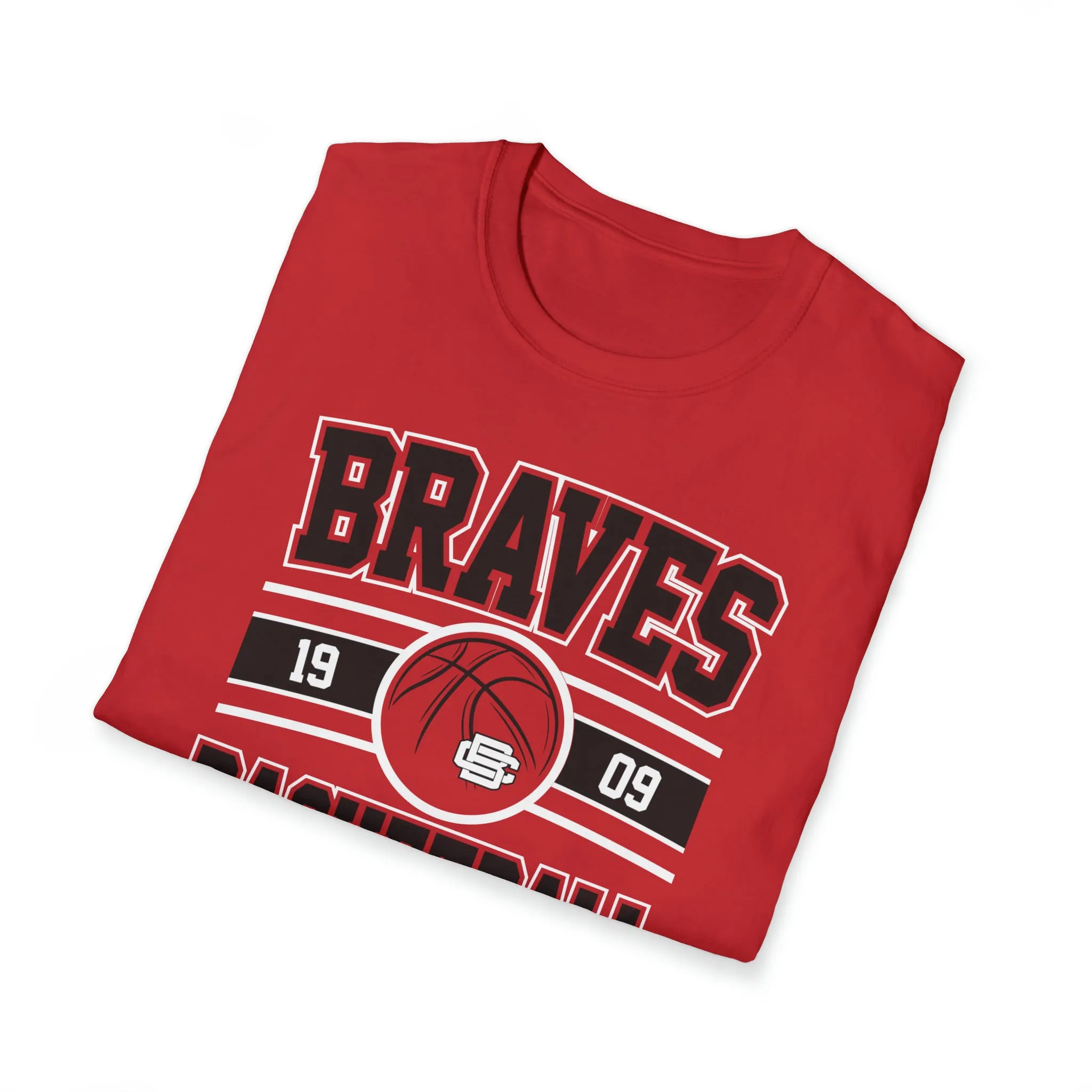 Braves Basketball Unisex Softstyle T-Shirt