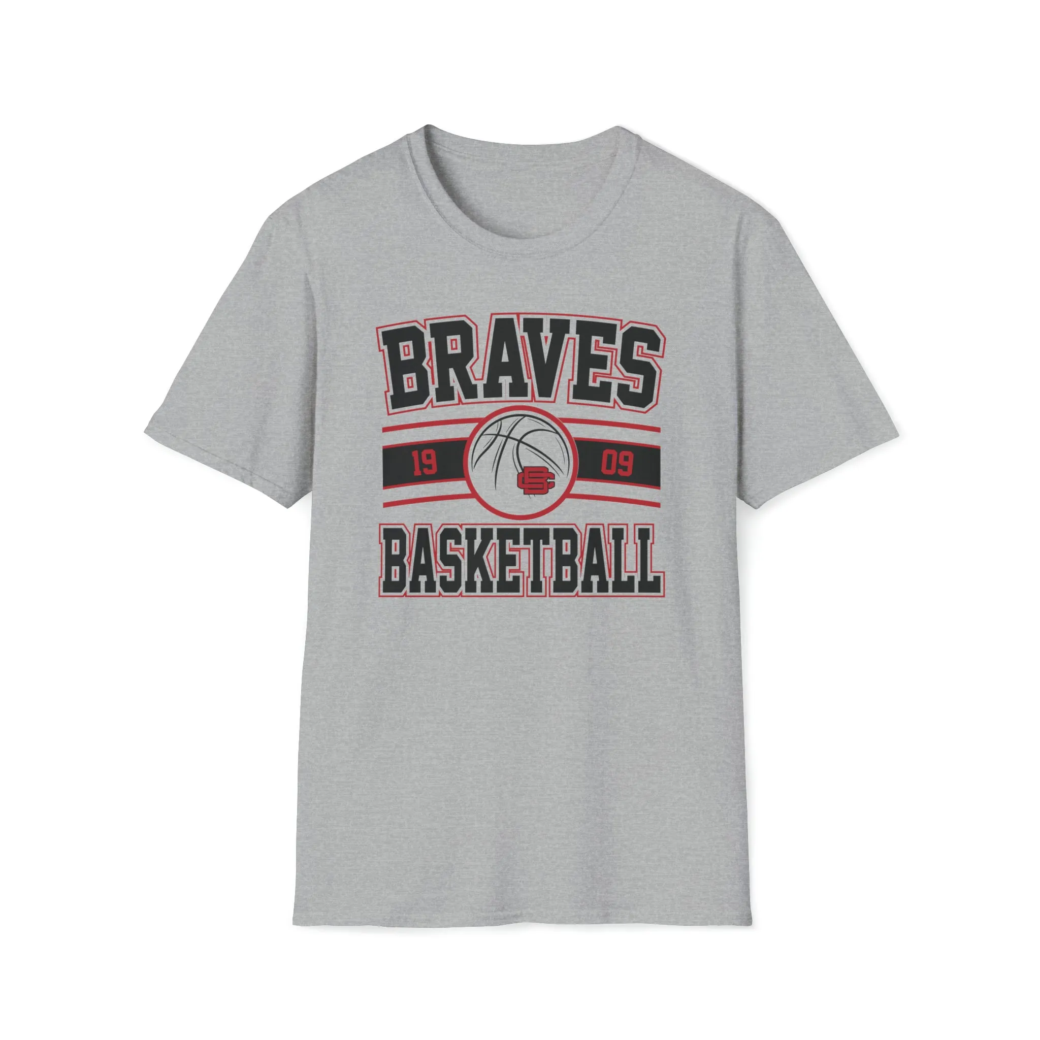 Braves Basketball Unisex Softstyle T-Shirt
