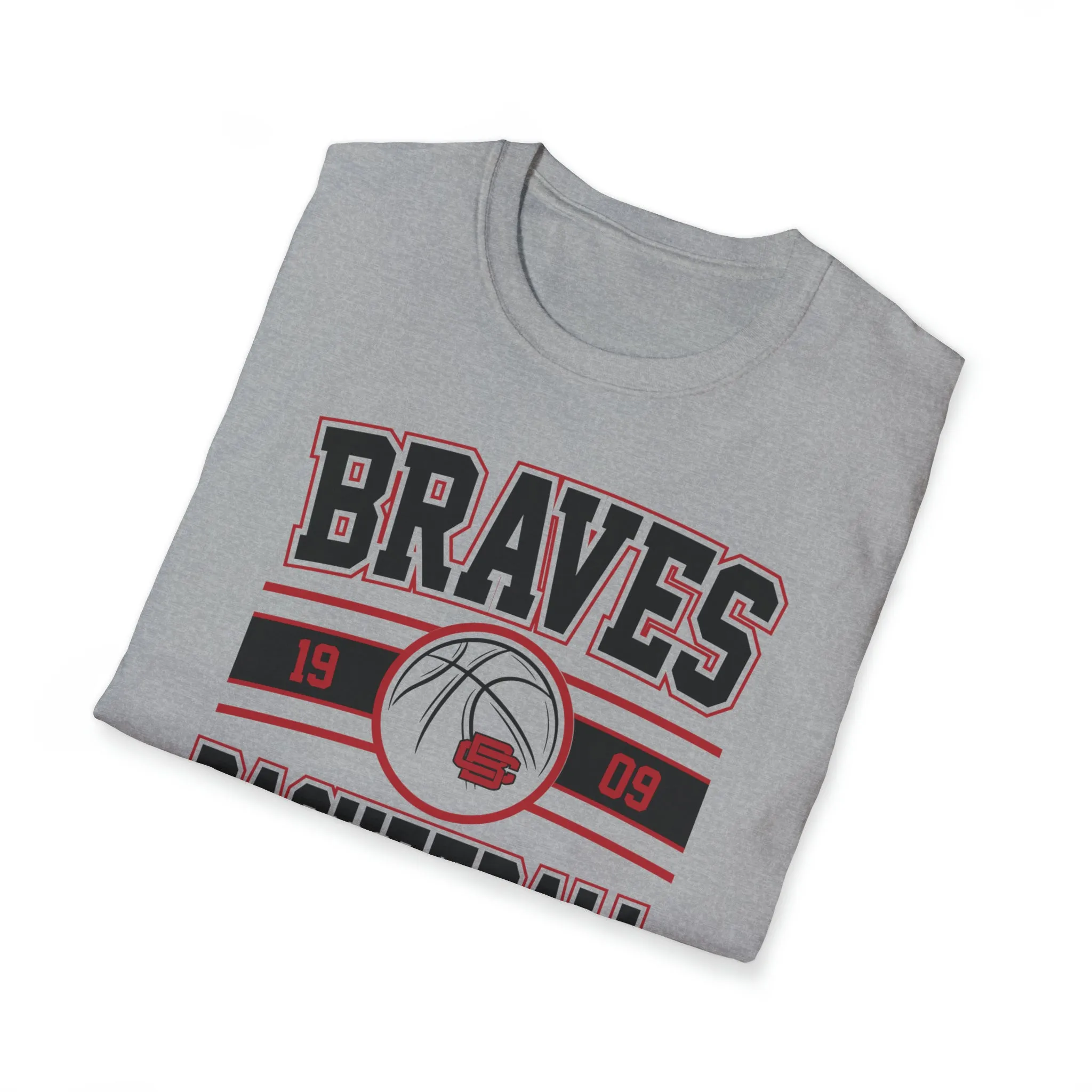 Braves Basketball Unisex Softstyle T-Shirt