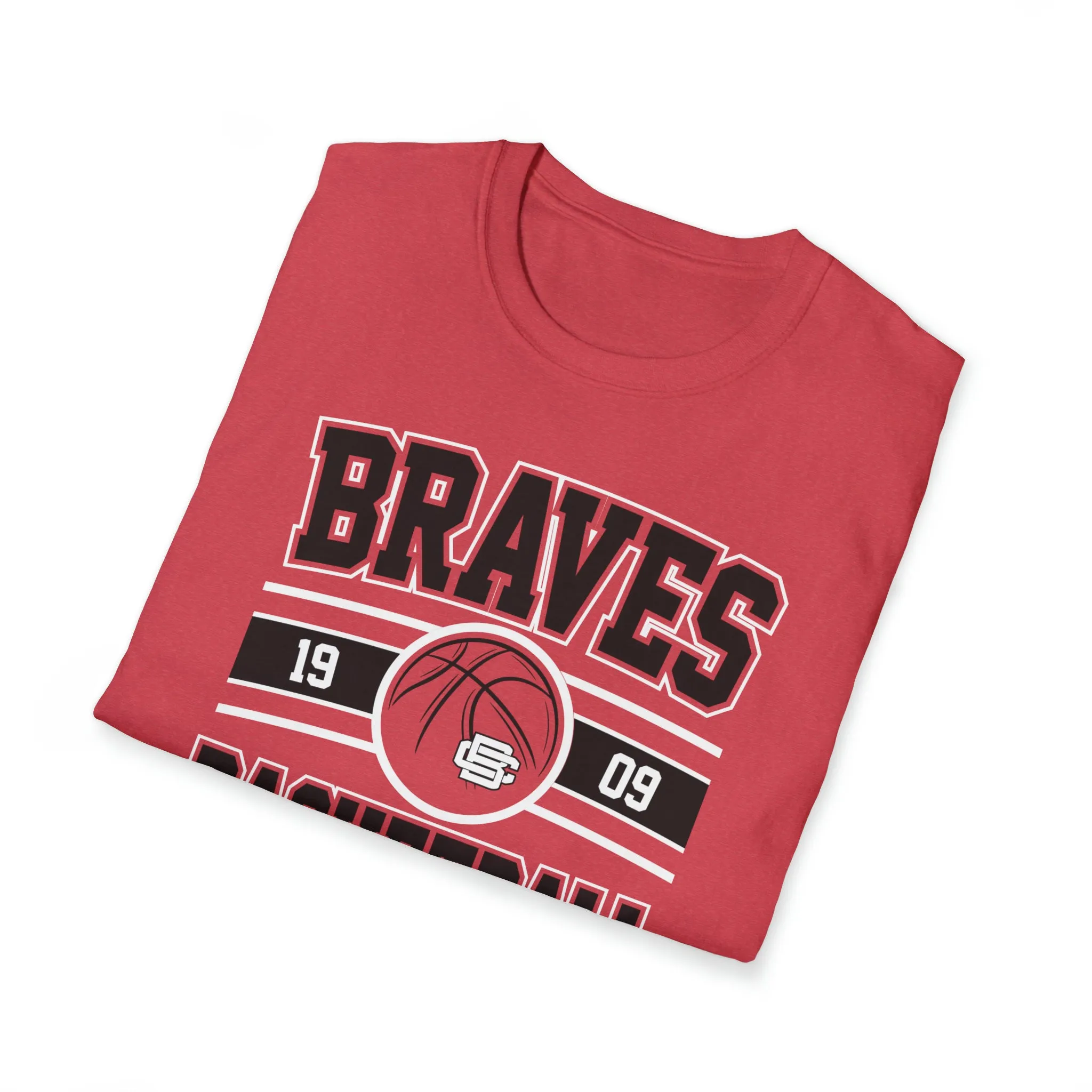 Braves Basketball Unisex Softstyle T-Shirt