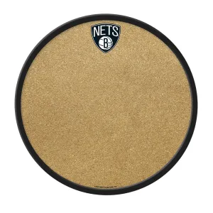 Brooklyn Nets: Modern Disc Cork Board