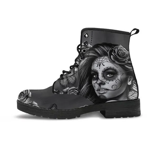 Calavera Black and White - Boots