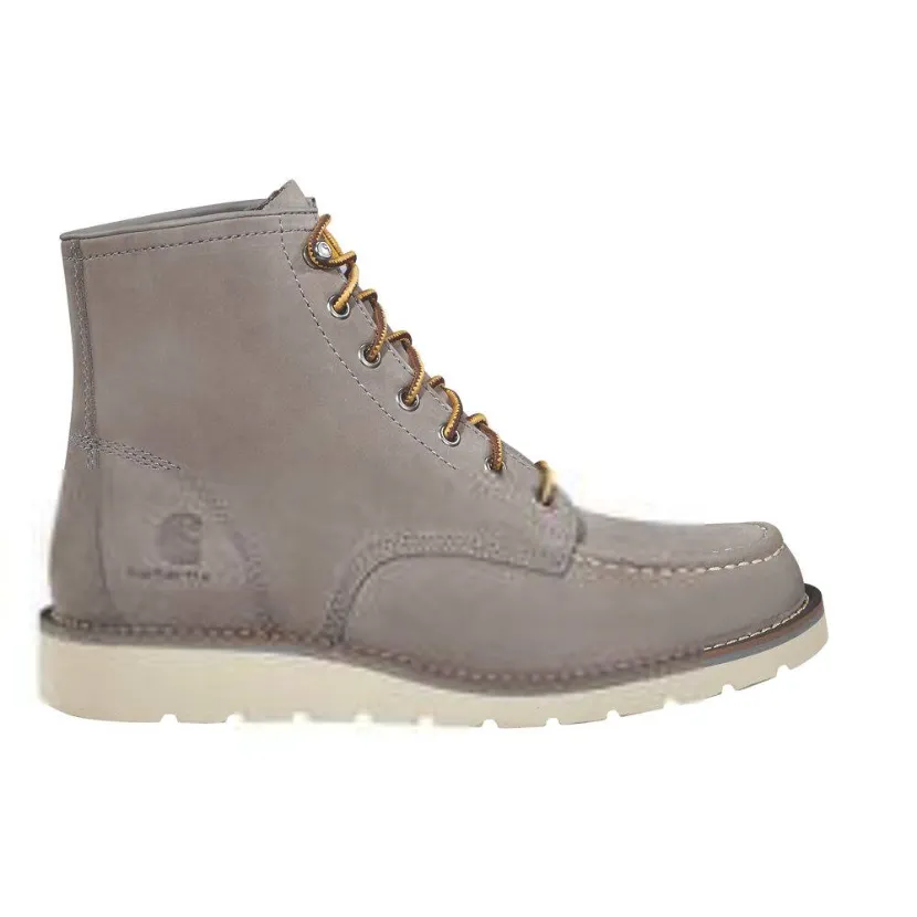 Carhartt Men's 6" Moc Toe Slip Resist Wedge Work Boot - Gray - FW6082-M