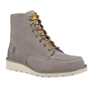 Carhartt Men's 6" Moc Toe Slip Resist Wedge Work Boot - Gray - FW6082-M