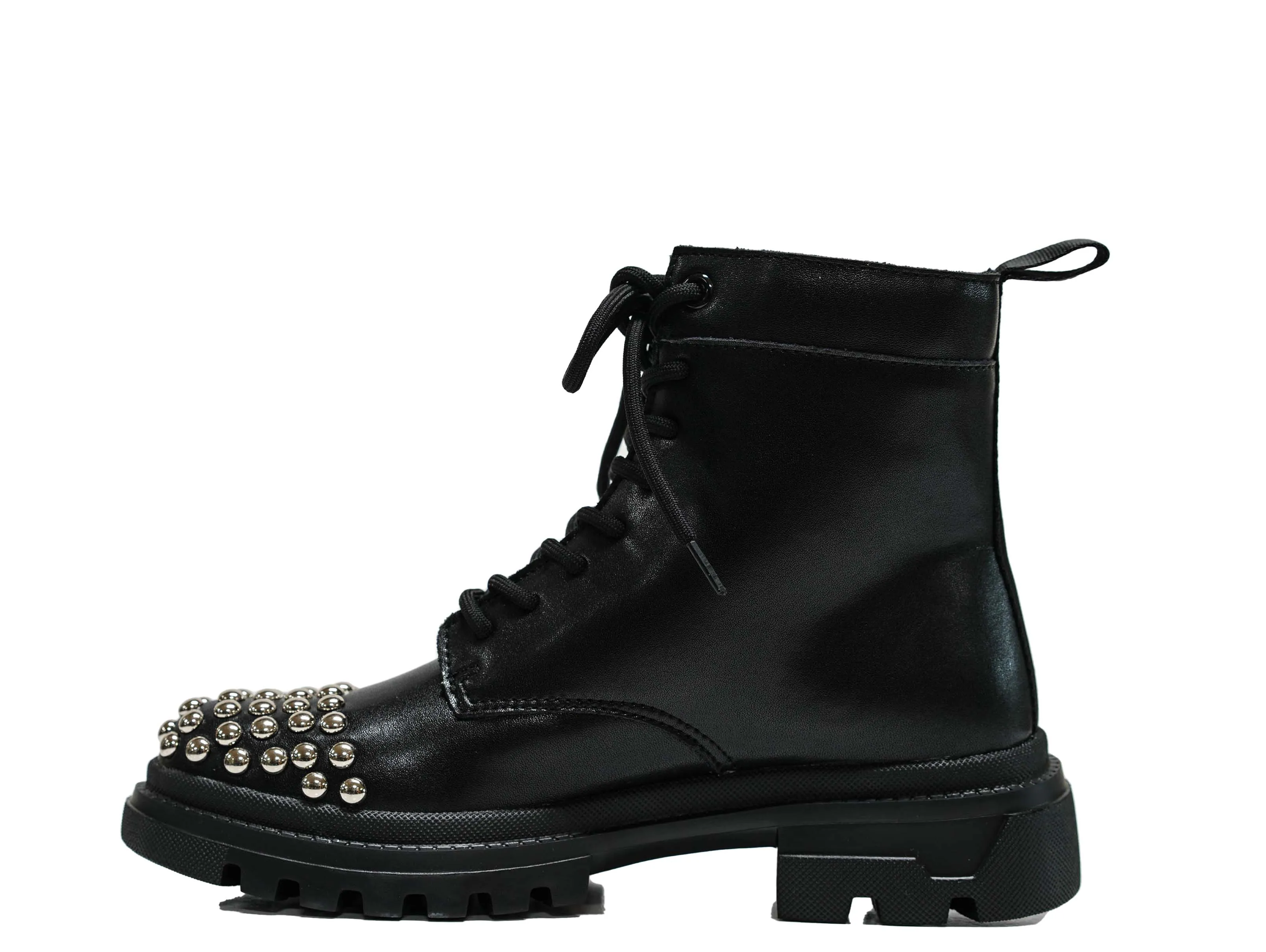 Cesare Paciotti 4US Women’s Black Leather Studded Boot BB7060 40% OFF
