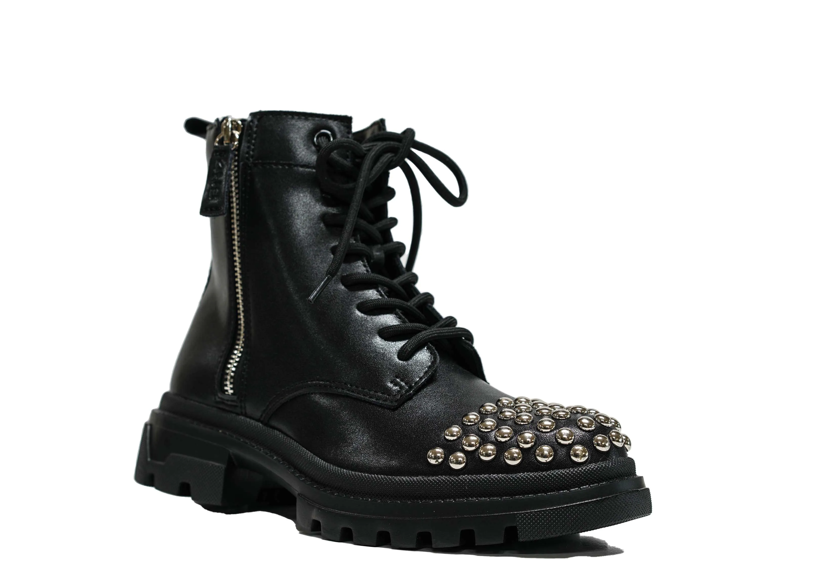 Cesare Paciotti 4US Women’s Black Leather Studded Boot BB7060 40% OFF