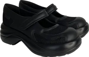 charlies keith Black Curved Heel Shoes UK 4 EU 37 👠