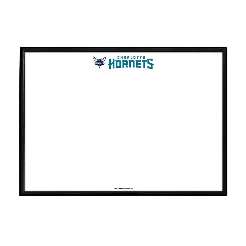 Charlotte Hornets: Framed Dry Erase Wall Sign