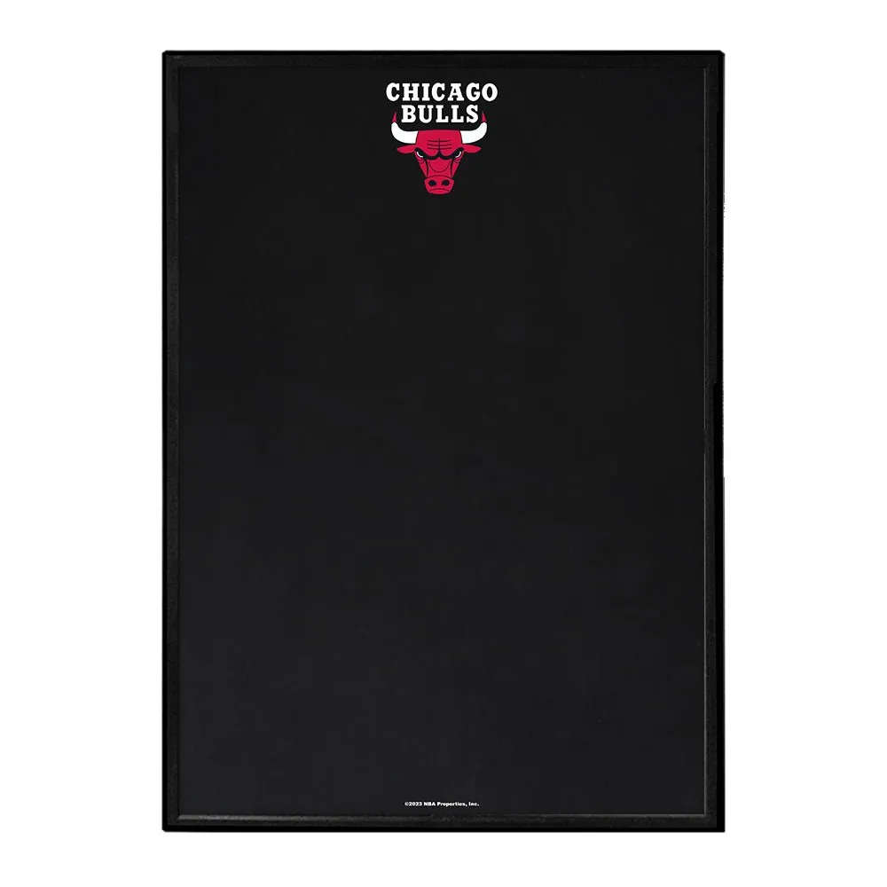 Chicago Bulls: Framed Chalkboard