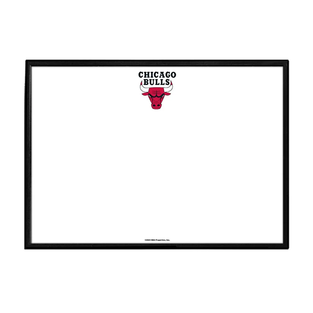 Chicago Bulls: Framed Dry Erase Wall Sign