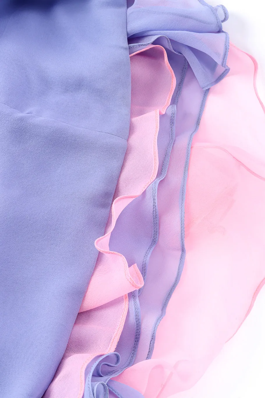 Chiffon Beaded Collar Dress