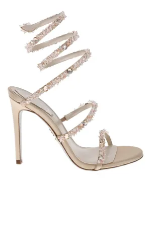 Cinderella Cleo Crystal Ankle Wrap Heel
