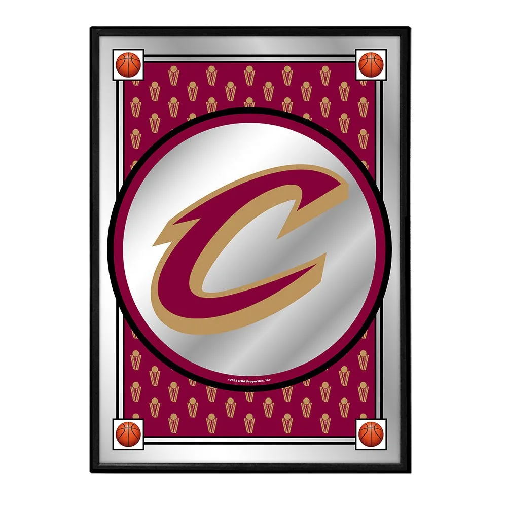 Cleveland Cavaliers: Team Spirit - Framed Mirrored Wall Sign