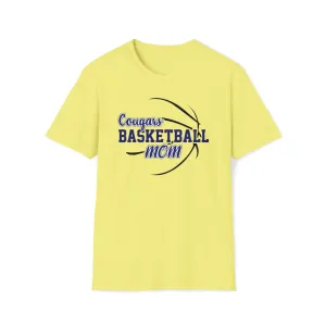 Cougars Basketball Mom Unisex Softstyle T-Shirt