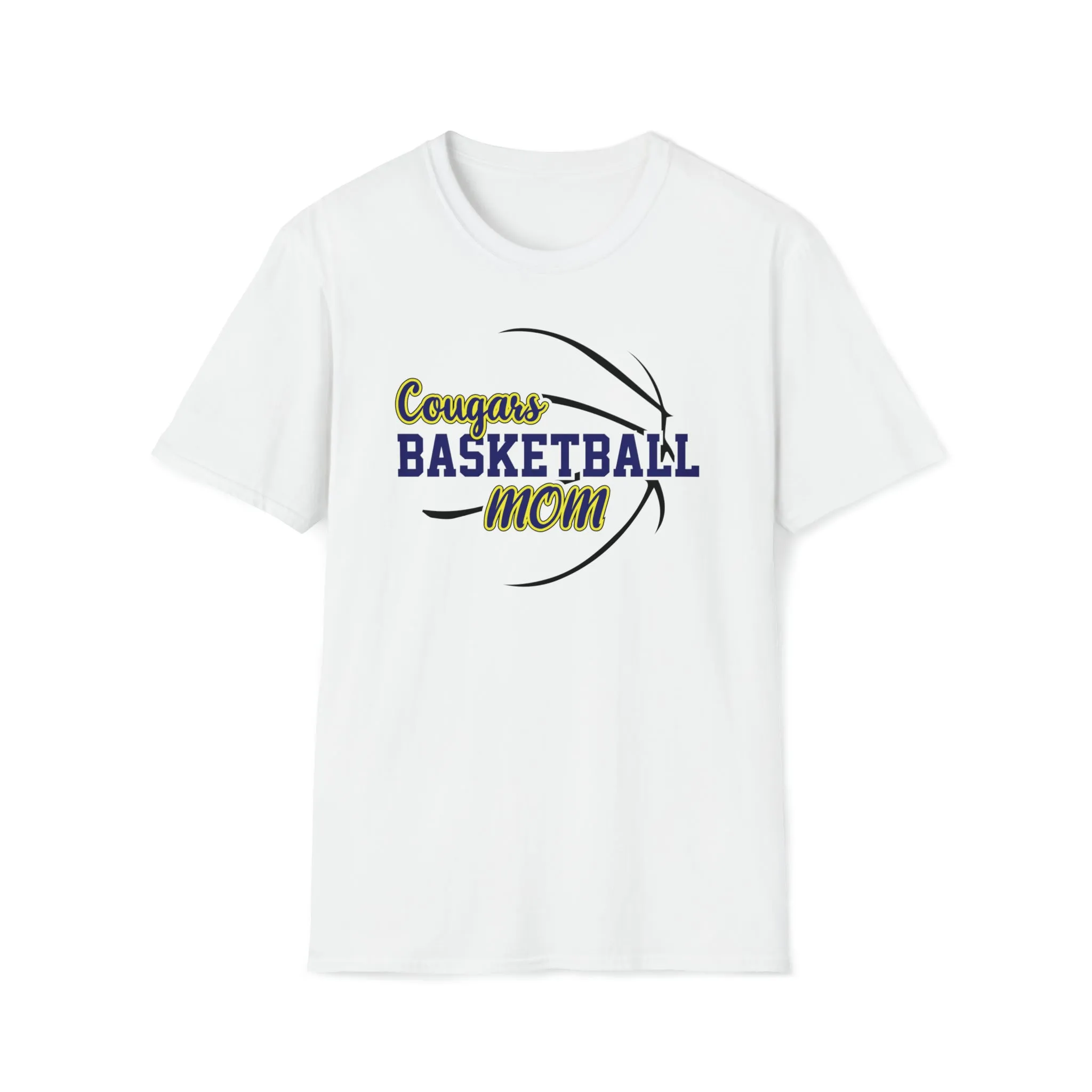 Cougars Basketball Mom Unisex Softstyle T-Shirt