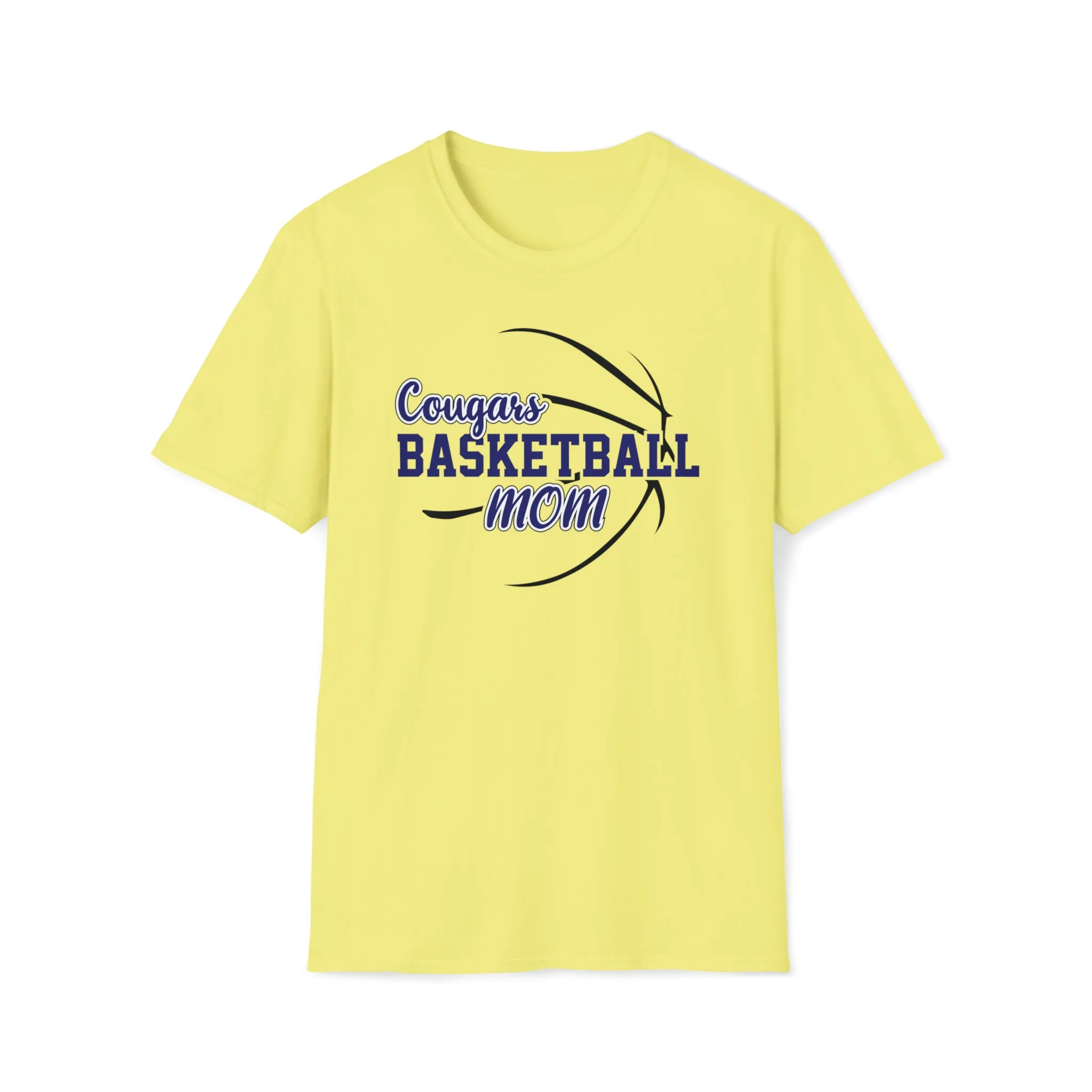 Cougars Basketball Mom Unisex Softstyle T-Shirt