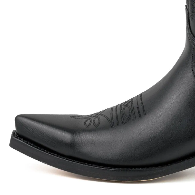 Cowboy Boots for Women and Men Handcrafted in Black Leather 1920 Texans